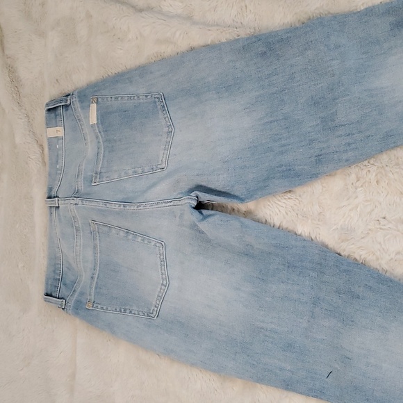 7 For All Mankind High Waisted Cropped Skinny 28 - Picture 8 of 13
